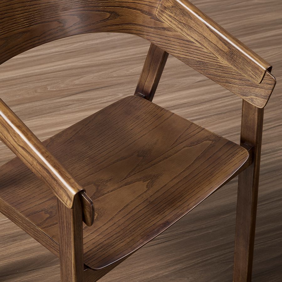 Sillas traseras tradicionales de la espalda silla de comedor con patas de madera para la cocina