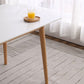 Modern Sintered Stone Dining Table Rectangular Table with Solid Wood Four-leg Clearhalo ' dining_table' 'Dining Tables & Seating' 'Dining Tables' 'furn' 'furn_dining_table' 'Furniture' 'furniture_dining_table' 'Kitchen & Dining Furniture' 'kitchen&dining_furn' 'kitchen' 'kitchen_dining_table' 1200x1200_6329669f-c12f-4e4d-b1bc-3d62692451d1