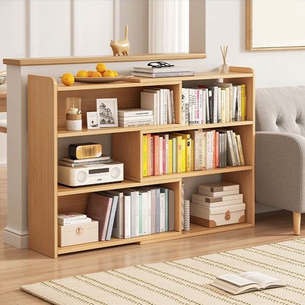 Contemporary Style Bookshelf Open Back Bookcase for Home Office