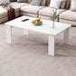 Solid Wood Coffee Table Rectangle Coffee Table for Living Room