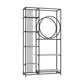 Glam Style Metal Bookshelf Etagere Open Shelf Bookcase for Home Clearhalo 'Bookcases' 'furn' 'furn_bookcases' 'Furniture' 'furniture_bookcases' 'Office Furniture' 1200x1200_632dc96a-fa80-4a46-a802-9f97a60c4883