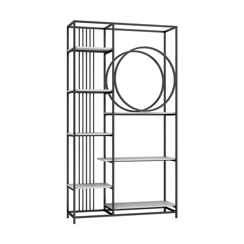 Glam Style Metal Bookshelf Etagere Open Shelf Bookcase for Home Clearhalo 'Bookcases' 'furn' 'furn_bookcases' 'Furniture' 'furniture_bookcases' 'Office Furniture' 1200x1200_632dc96a-fa80-4a46-a802-9f97a60c4883