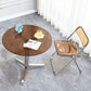 Round 3 Legs Minimalist Style Dining Table Three-Color Fixed Table of Glass Clearhalo ' dining_table' 'Dining Tables & Seating' 'Dining Tables' 'furn' 'furn_dining_table' 'Furniture' 'furniture_dining_table' 'Kitchen & Dining Furniture' 'kitchen&dining_furn' 'kitchen' 'kitchen_dining_table' 1200x1200_63302aec-4994-4a11-aae3-d7d1ab34f53e