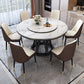 Modern Style Dining Table Round Dining Table with Turntable for Kitchen Clearhalo 'Dining Tables & Seating' 'Dining Tables' 'dining_table' 'furn' 'furn_dining_table' 'Furniture' 'Kitchen & Dining Furniture' 1200x1200_63307cef-883b-4ffb-8b3a-4f97942b9b8d