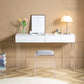 Contemporary Acrylic Vanity Desk 2-Drawer Vanity Dressing Table