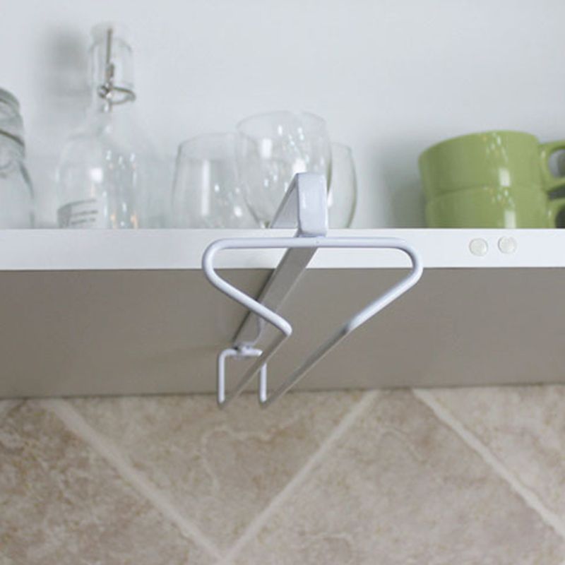 Moderne stijl metalen wijnglasrek hangende glas en stengel houder