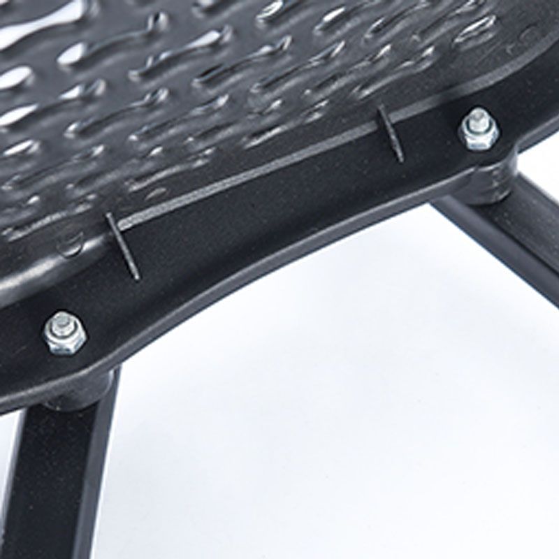 Plastic Modern Office Chair Armless Upholstered Conference Chair