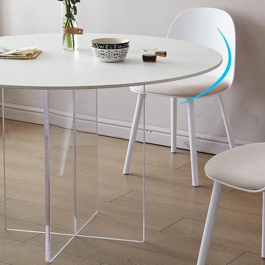 モダンな1/3/4/5ピースダイニングセットダイニングルーム用の丸い石のダイニングテーブル