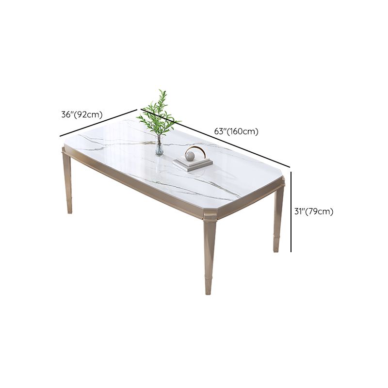 Moderno 1/2/5/7 Piezas Mesa de piedra de mesa Muebles de piedra en blanco