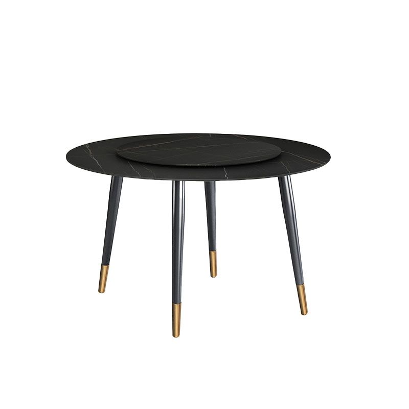 Traditional Luxury Dining Table Stone and Metal Round Tripod Base Dining Table Clearhalo 'Dining Tables & Seating' 'Dining Tables' 'dining_table' 'furn' 'furn_dining_table' 'Furniture' 'furniture_dining_table' 'Kitchen & Dining Furniture' 'kitchen' 'kitchen_dining_table' 1200x1200_633c7952-36b6-40e2-a02e-a538d67e6e40