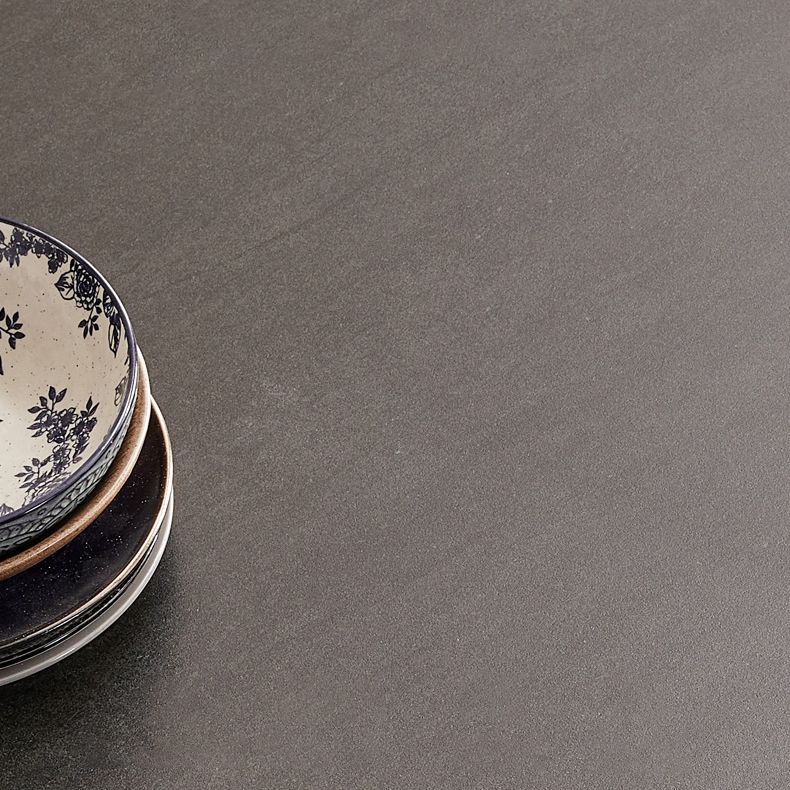 Modern Black Rectangle Dining Table Set 1/4/5/7 Pieces Dinette Set with Sintered Stone Top