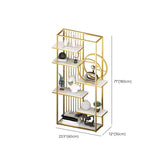 Glam metalen plank BOOKCEST Open Back -boekenkast voor thuiskantoor