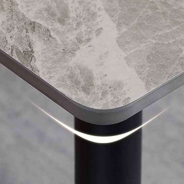 Metal Contemporary Rectangular Dining Table Sintered Stone Table with Metal Legs Clearhalo ' dining_table' 'Dining Tables & Seating' 'Dining Tables' 'furn' 'furn_dining_table' 'Furniture' 'furniture_dining_table' 'Kitchen & Dining Furniture' 'kitchen&dining_furn' 'kitchen' 'kitchen_dining_table' 1200x1200_63403ce4-864e-41ad-9250-2f62915025a2