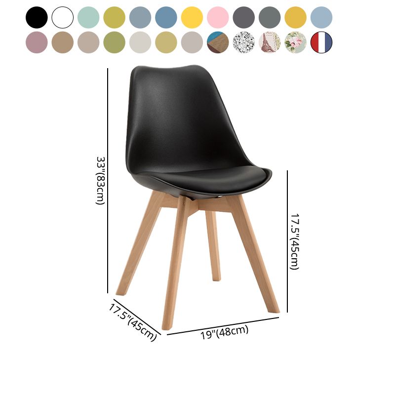 Scandinavian Restaurant Upholstered Side Chair Matte Finish Parsons Dining Chair Clearhalo ' kitchen&dining_furn' 'Dining Chairs' 'Dining Tables & Seating' 'dining_chair' 'Furniture' 'furniture_dining_chair' 'Kitchen & Dining Furniture' 'kitchen' 1200x1200_6340794d-0f30-4d54-96bd-f07342391f42