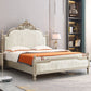Victorian Upholstered Bed Frame with Nailhead Mattress Included Solid Wood Standard Bed Clearhalo 'Bedroom Furniture' 'Beds' 'furn' 'furn_beds' 'Furniture' 1200x1200_6341d1ba-27ad-4e8f-b37a-70059c7228eb