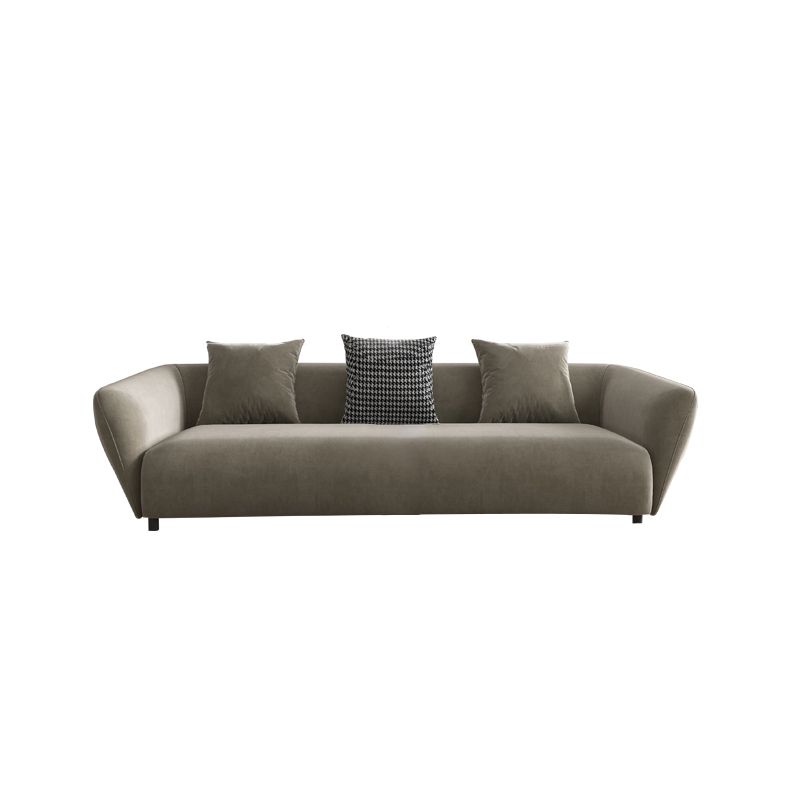 28.35" Scandinavian Faux Leather Gray 2-5 Seater Tuxedo Arm Sofa Clearhalo 'furn' 'furn_sofas' 'Furniture' 'furniture_sofas' 'kitchen' 'kitchen_sofas' 'Living Room Furniture' 'Sofa' 'sofas' 1200x1200_634483f2-3a6e-4415-8c01-007f30ac53c6