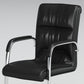 Contemporary Desk Chair Black Leather No Wheels Office Chair Clearhalo 'furn' 'furn_office_chair' 'Furniture' 'Office Chairs' 'Office Furniture' 'office_chair' 1200x1200_6344c936-917a-414c-8656-230b26704ffa