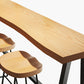 Industrial Style Rectangle Counter Table Wooden Counter Table for Restaurant