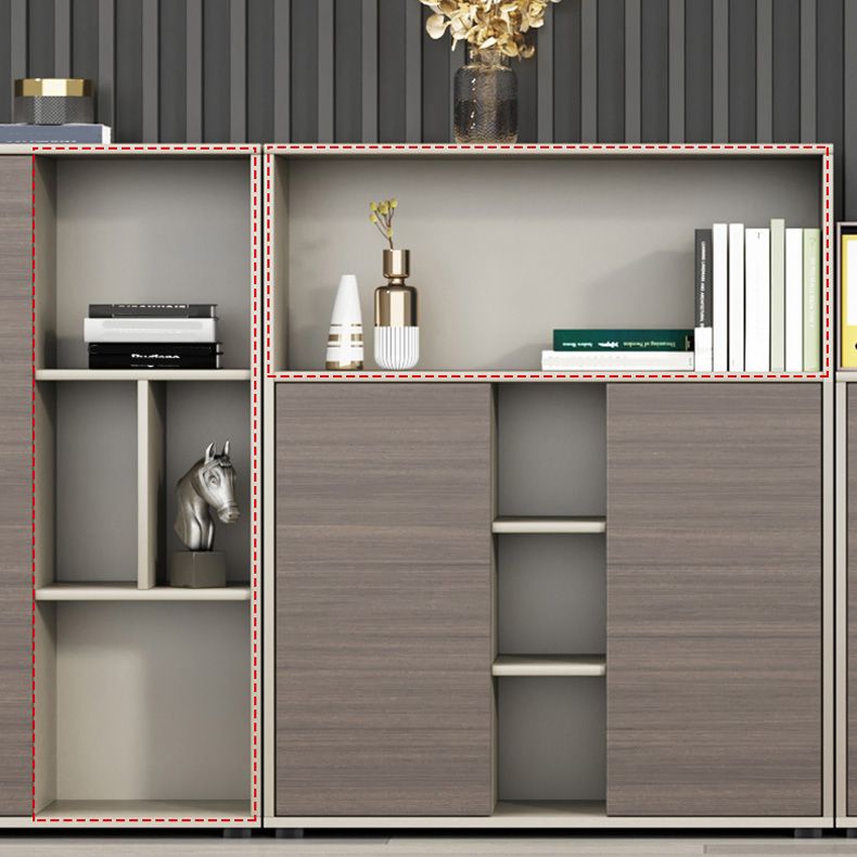 Archivo vertical escandinavo Gabinete de almacenamiento de madera Archivo de almacenamiento para la oficina en casa