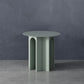 19.6"Tall Mid-Century Metal Round Top Side Table Pedestal End Table