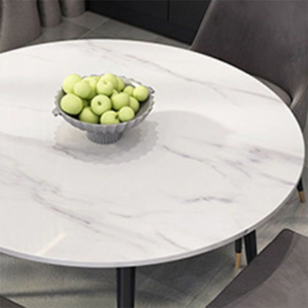 Contemporary Style Round Table Set 1/2/5/7 Pieces Dining Set for Home