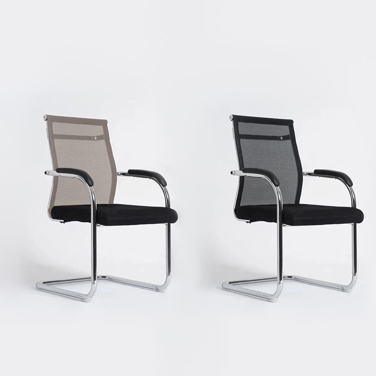 Contemporary Arm Chair Fixed Arms No Wheels Conference Chair Clearhalo 'furn' 'furn_office_chair' 'Furniture' 'Office Chairs' 'Office Furniture' 'office_chair' 1200x1200_634c4275-a91b-4d98-b6ed-678df0de7c96