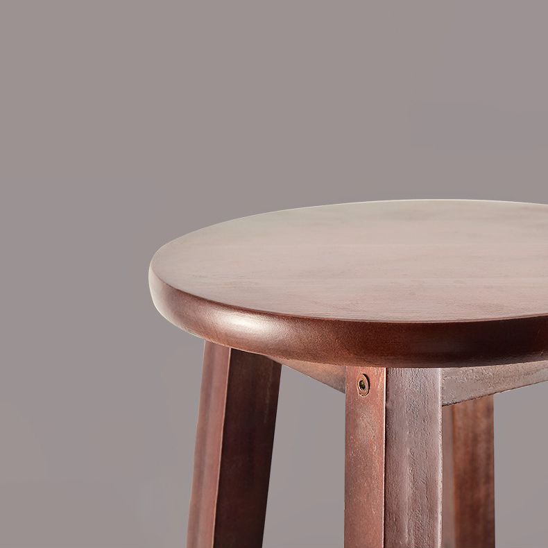 Modern Armless Backless Counter Stool Wood Cafe Bar Stool with Pedal and Wooden Seat Clearhalo 'Bar Furniture' 'Bar Stools' 'bar_stools' 'furn' 'furn_bar_stools' 'furniture_bar_stools' 'Kitchen & Dining Furniture' 'kitchen&dining_furn' 'kitchen' 'kitchen_furn' Furniture' 1200x1200_634cd74a-8bcd-4b8f-b779-b0e6168f5c2f