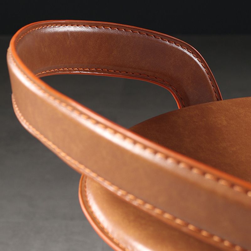 Taburetes modernos de barra ajustable taburetes de barra de respaldo de cuero para comedor