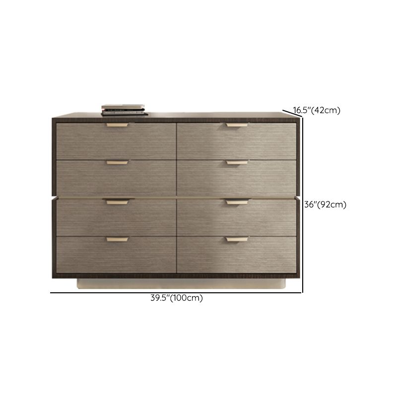16.38-inch Width Storage Chest Modern Storage Chest Dresser with 3/8/5 Drawers Clearhalo 'Bedroom Furniture' 'Dressers & Chests' 'dressers_chests' 'furn' 'furn_dressers_chests' 'Furniture' 1200x1200_635cf01f-d5f7-492e-a384-fe9d2f5087e6