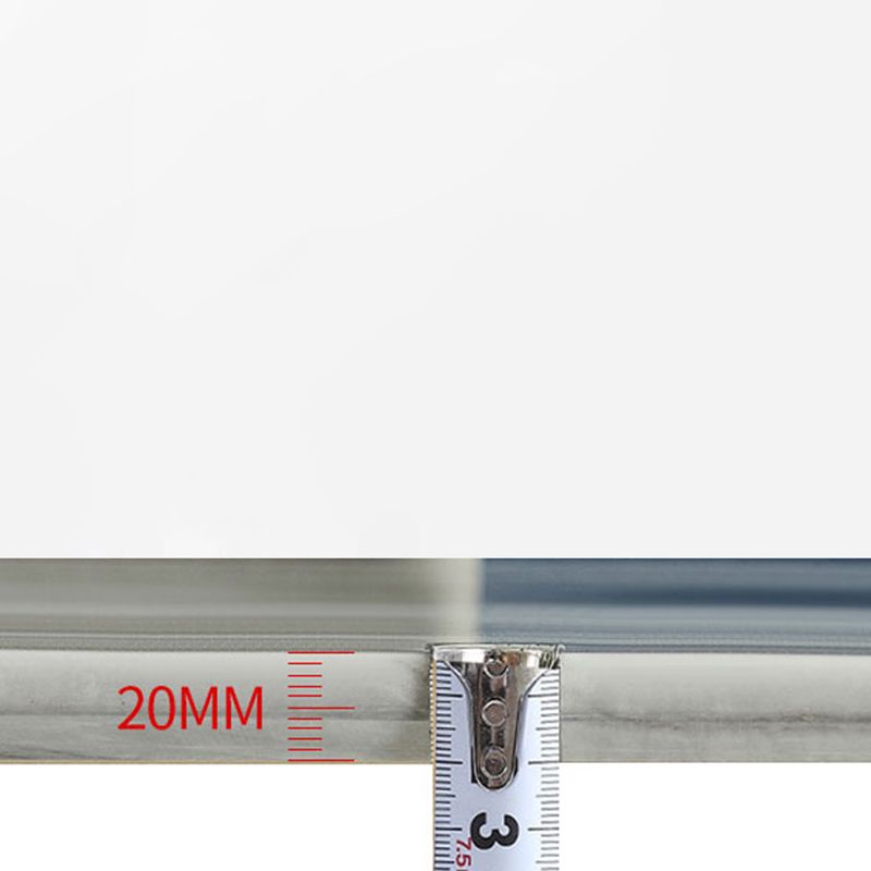 Mesa de comedor de tono blanco de mármol Simplicidad de 4 patas para comedor para comedor