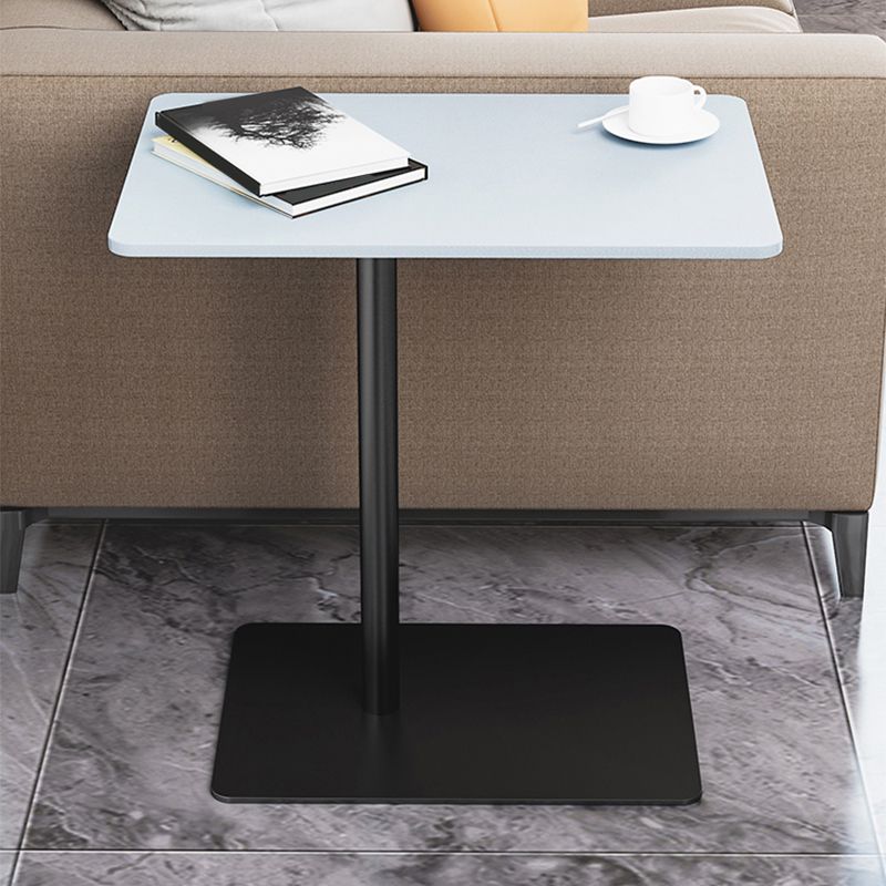 Modern Wood Side End Table Minimalist Rectangular Corner Table