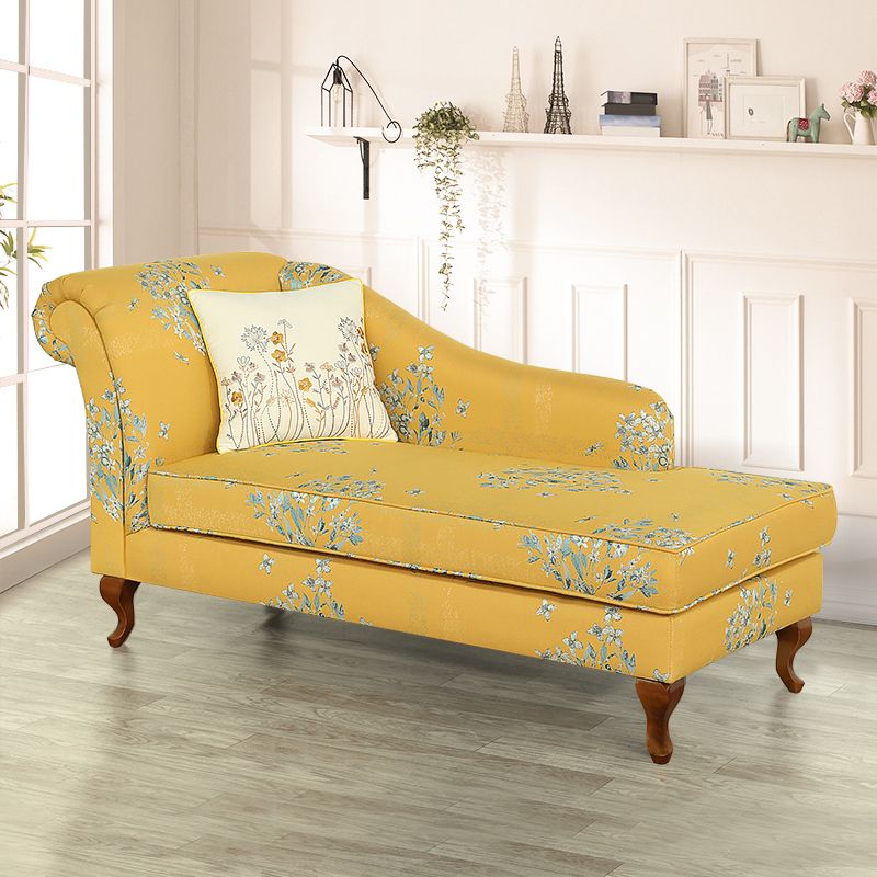 Living Room Upholstered Chaise Modern Style Rolled Arms Chaise Clearhalo 'Chairs & Seating' 'Chaise Lounge' 'chaise_lounge' 'furn' 'furn_chaise_lounge' 'Furniture' 'Living Room Furniture' 1200x1200_63630f12-33ce-4c0a-aed5-90a84cc47566