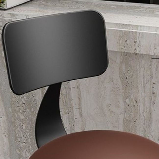 Industrial Armless Backrest Counter Stool Iron Dining Room Bar Stool with Pedal Clearhalo 'Bar Furniture' 'Bar Stools' 'bar_stools' 'furn' 'furn_bar_stools' 'Furniture' 'Kitchen & Dining Furniture' 1200x1200_636467ab-ce08-4cfb-9a79-ccf6775d558f