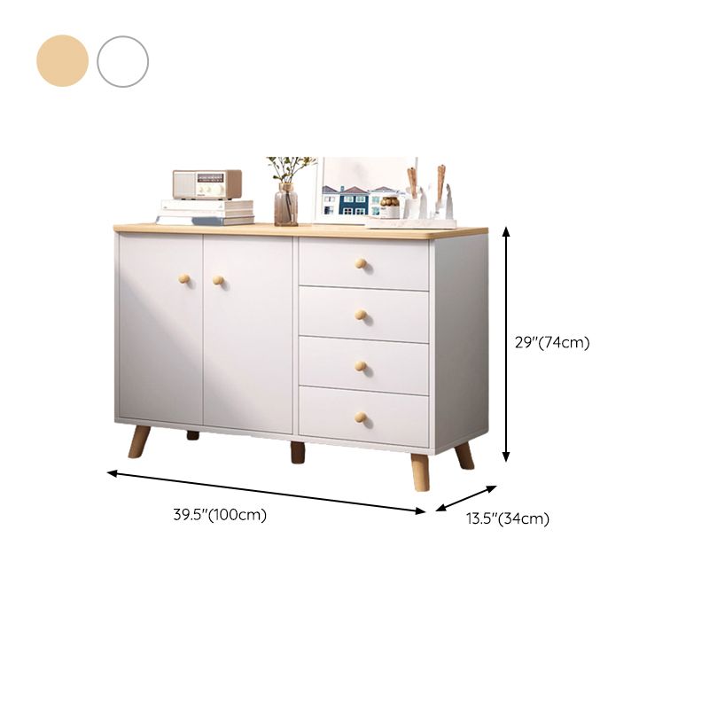 Contemporary Combo Dresser Solid Wood Bachelor's Chest for Home Clearhalo 'Bedroom Furniture' 'Dressers & Chests' 'dressers_chests' 'furn' 'furn_dressers_chests' 'Furniture' 1200x1200_63699a5c-4a89-4169-af39-4a79d6c4213c