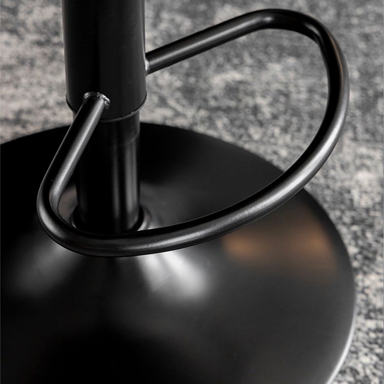 Swivel Iron Counter Height Stools Modern Adjustable Indoor Footrest Bar Stool Clearhalo 'Bar Furniture' 'Bar Stools' 'bar_stools' 'furn' 'furn_bar_stools' 'furniture_bar_stools' 'Kitchen & Dining Furniture' 'kitchen&dining_furn' 'kitchen' 'kitchen_furn' Furniture' 1200x1200_636a30f4-5031-417d-84bf-5268780fa6ac