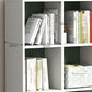 Engineered Wood Bookcase Horizontal Contemporary Standard Bookshelf