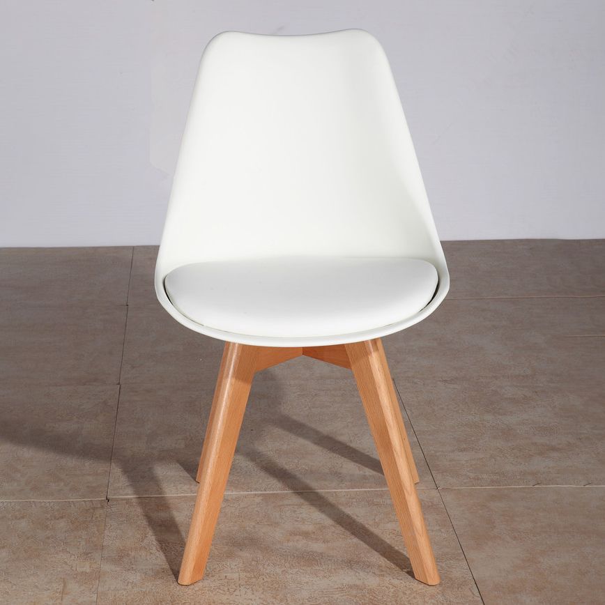 Contemporary Style Dining Room Chair Solid Armless Chairs with Wooden Legs Clearhalo ' kitchen&dining_furn' 'Dining Chairs' 'Dining Tables & Seating' 'dining_chair' 'Furniture' 'furniture_dining_chair' 'Kitchen & Dining Furniture' 'kitchen' 1200x1200_636e2318-c80f-4811-86f2-3918e21dad62