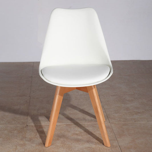 Contemporary Style Dining Room Chair Solid Armless Chairs with Wooden Legs Clearhalo ' kitchen&dining_furn' 'Dining Chairs' 'Dining Tables & Seating' 'dining_chair' 'Furniture' 'furniture_dining_chair' 'Kitchen & Dining Furniture' 'kitchen' 1200x1200_636e2318-c80f-4811-86f2-3918e21dad62