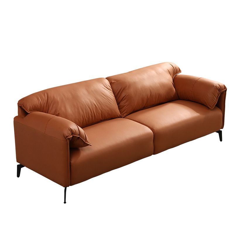 2-3 Seater 29.5"H Faux Leather Pillow Top Arm Sofa for Living Room Clearhalo 'furn' 'furn_sofas' 'Furniture' 'furniture_sofas' 'Living Room Furniture' 'Sofa' 'sofas' 1200x1200_636f3ef3-0b5d-4a63-bd62-fb3401ee8c6c