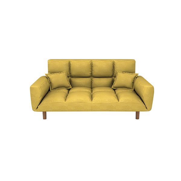 Linnen eigentijdse vierkante arm verstelbare sofa cabriolet bank voor woonkamer