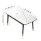Contemporary Sintered Stone Top Extendable Dining Set Rectangle Kitchen Dining Set with 4 Legs Table Clearhalo 'Dining Room Sets' 'Dining Tables & Seating' 'dining_room_set' 'furn' 'furn_dining_room_set' 'Furniture' 'furniture_dining_room_set' 'Kitchen & Dining Furniture' 'kitchen&dining_furn' 'kitchen' 1200x1200_63713e92-9533-405d-888c-018064fcfa18