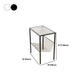 Modern Glass Top Night Table Open Storage 1-Shelf 23 Inch H Nightstand Clearhalo 'Bedroom Furniture' 'furn' 'furn_night_stand' 'Furniture' 'night_stand' 'Nightstands' 1200x1200_6372d5ad-10ad-4b61-8b06-7dab4b0e2d41