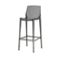 Contemporary Acrylic Bar Stools Low Back Indoor Counter Chair