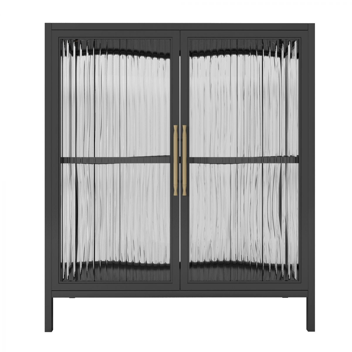 Armadio di sideboard di pietra sinterizzata di lussuoso stoccaggio con porte di vetro