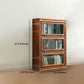 Wooden Barrister Bookcase Contemporary Closed Back Bookcase with Doors for Home Office Clearhalo 'Bookcases' 'furn' 'furn_bookcases' 'Furniture' 'furniture_bookcases' 'kitchen' 'kitchen_bookcases' 'Living Room Furniture' 'Office Furniture' 1200x1200_63796429-1689-4654-b4ff-3b23cf0965ea