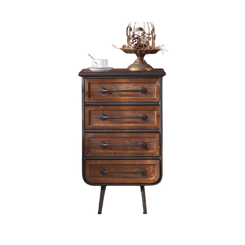 Industrial Rectangle Solid Wood With Doors Cabinet Distressed Wood Accent Cabinet Clearhalo 'Cabinets & Chests' 'cabinets_chests' 'furn' 'furn_cabinets_chests' 'Furniture' 'Living Room Furniture' 1200x1200_637c2176-0812-4cb7-be7a-5c79d2757fa3