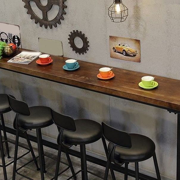Industrial Bar Table Set 1/4/6/11 Pieces Solid Wood Pub Dining Set for Indoor Clearhalo 'Bar Furniture' 'furn' 'furn_home_bar_bar_sets' 'Furniture' 'Home Bars & Bar Sets' 'home_bar_bar_sets' 'Kitchen & Dining Furniture' 1200x1200_637e590f-59c6-42b3-b686-a0585c8ba55b