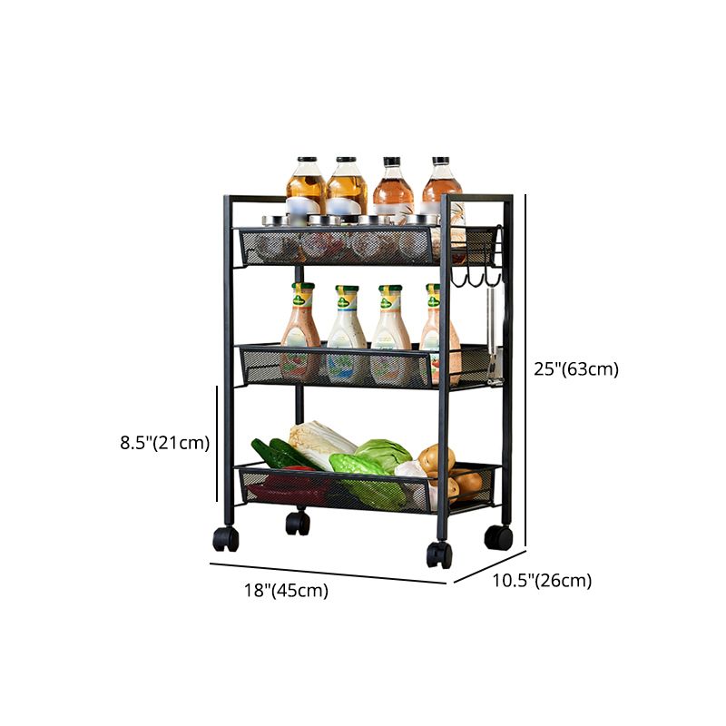 Contemporary Geometric Bookshelf Open Back Bookcase with Wheels Clearhalo 'Bookcases' 'furn' 'furn_bookcases' 'Furniture' 'Office Furniture' 1200x1200_637ebfac-baab-4dc9-b133-3b7e689bbe0b