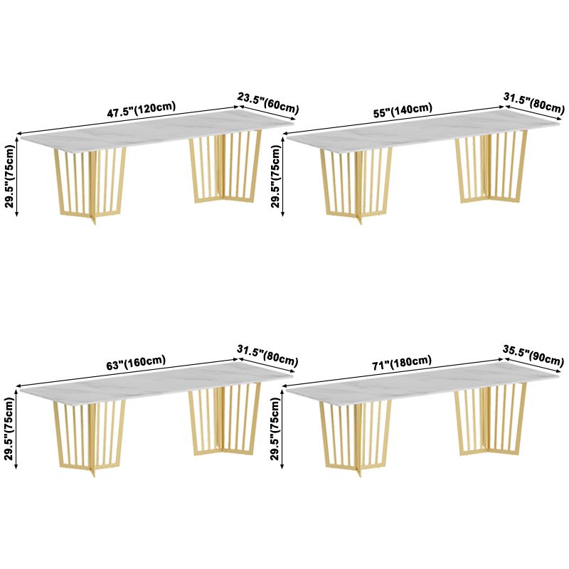 Rectangle Double Pedestal Luxury Dining Table White Fixed Table of Sintered Stone Clearhalo ' dining_table' 'Dining Tables & Seating' 'Dining Tables' 'furn' 'furn_dining_table' 'Furniture' 'furniture_dining_table' 'Kitchen & Dining Furniture' 'kitchen&dining_furn' 'kitchen' 'kitchen_dining_table' 1200x1200_637f06b7-eaf1-4a01-a09e-558040c5845c