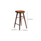 Industrial Armless Bar Stools Wood Dining Stool with Footrest Clearhalo 'Bar Furniture' 'Bar Stools' 'bar_stools' 'furn' 'furn_bar_stools' 'Furniture' 'Kitchen & Dining Furniture' 1200x1200_6381fb0c-3441-45b6-958a-c24c8bcde2f9